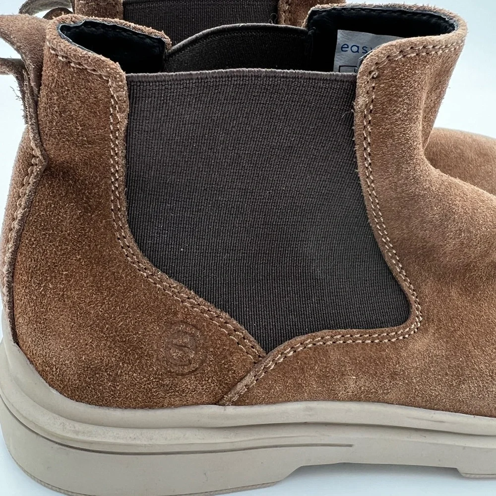 Men's Easy Spirit Brooks‎ Ankle Boot color otter/coffee Bean size 7.5.